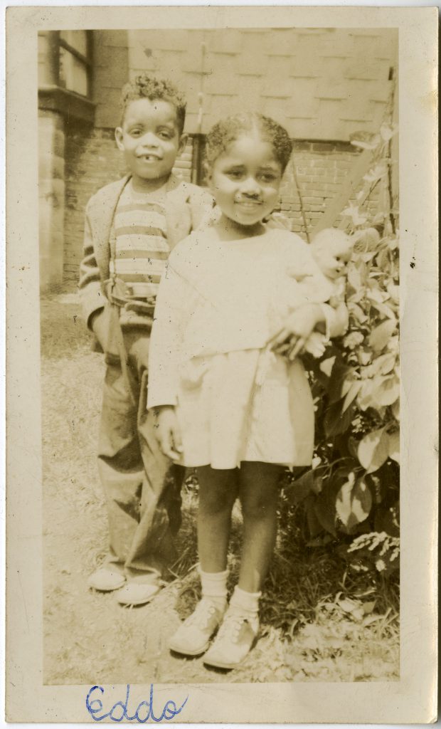 Willetta Anthony with an Unidentified Boy