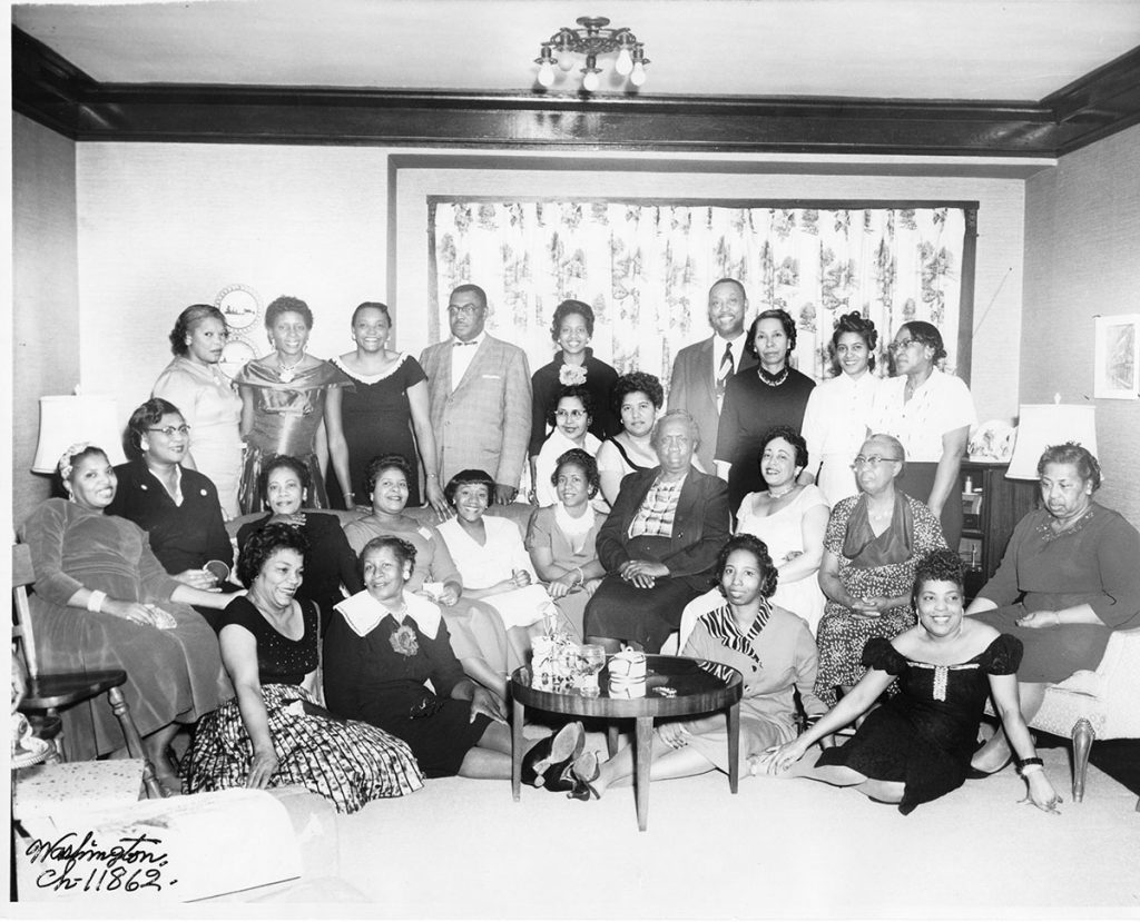 Group photograph at member’s home