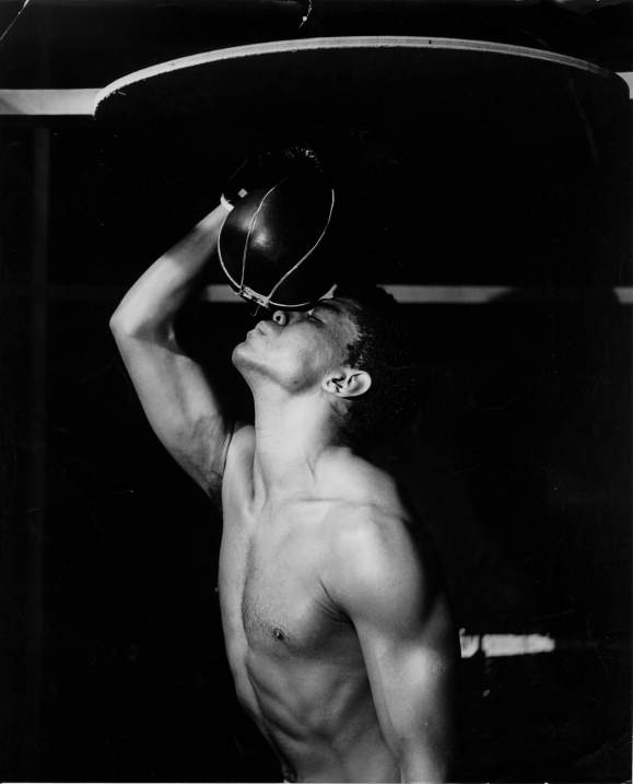 Alvin Ailey as a boxer in the one-act play “Talking To You”