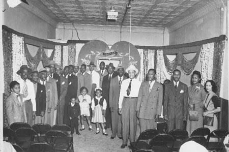 Group photograph at an event at the Heart of America Training School